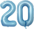 Number 20 Balloons for 20th Birthday Party Decorations, 42 Inch Jumbo Foil by GOER