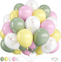 Pink and Green Goose Balloons for Baby Shower Decorations | 12-inch pastel pink by FunHot