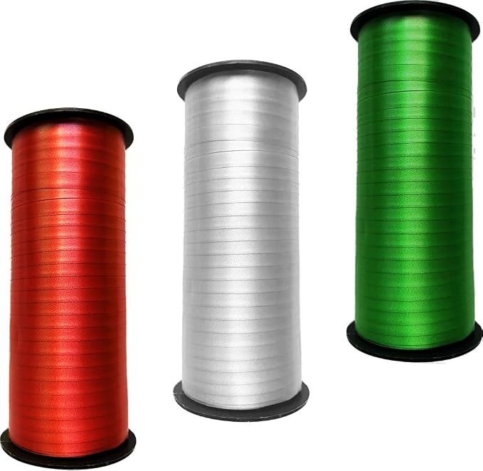 Plain Waterproof Ribbon, 3/16 inch x 300 Yard Curling Ribbon by PendantofLuck