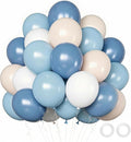 Dusty Blue Balloons 50pcs 12inch by Qmraercu