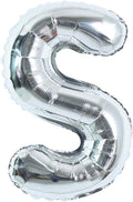 TONIFUL 40 Inch Large Silver Letter S Foil Balloons Alphabet Balloons | Giant by TONIFUL