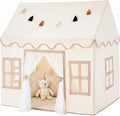 Kids Play Tent Indoor: with Mat, Tassel Garland by Senodeer
