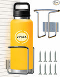 Screw Mount Large Cup, Water Bottle & Tumbler Holder Organizer by Skywin