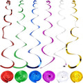 36 Pack Party Hanging Swirl Decorations Plastic Streamer by Unknown