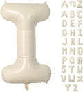 Biapian 40 Inch Letter I Balloon, Giant Cream Foil, Big Single Alphabet A-Z by BIAPIAN