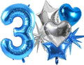 TONIFUL 3rd Birthday Balloons Kit 40 Inch Blue Large Number 3 Foil Balloon | by TONIFUL