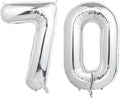 Number Balloons Silver Party Balloon by United-UnicornsParty