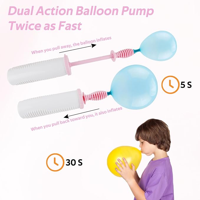 Balloon Pump Hand, Two-Way Dual Action, High Efficiency Manual Balloon Pump - Image 3