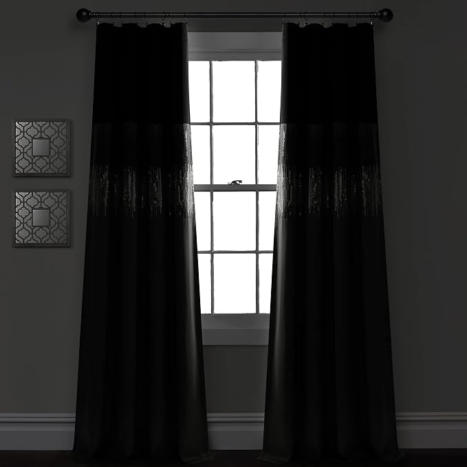 Lush Decor Night Sky 100% Blackout Window Curtain Panel Single 42"W x 84"L - Image 2