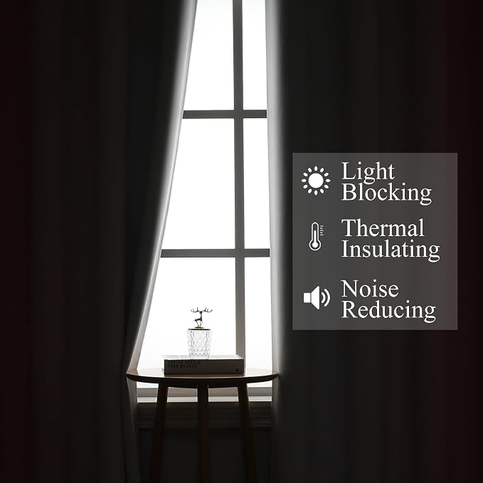 Pink and Greyish White Ombre Blackout Curtains 90 Inch Long - Image 3