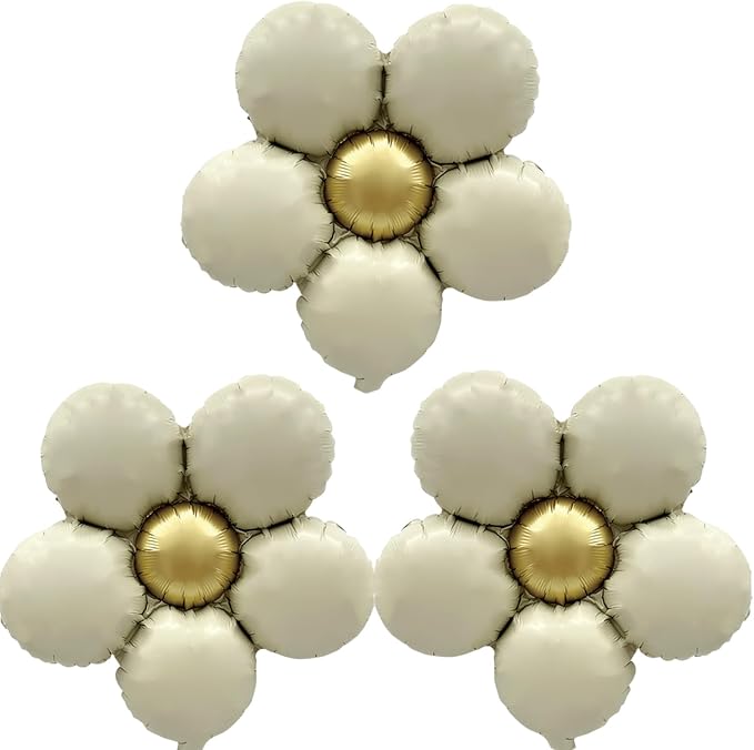 Daisy Balloons Birthday Party Decorations Apricot Flower Daisy Balloon Kit by Unknown