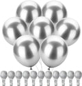 Mr. Pen- Metallic Balloons, 12 Inch, 100 Pack | Latex Metallic Silver Balloons by MrPen