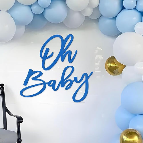 'Oh Baby' Sign for Backdrop by MASTRON