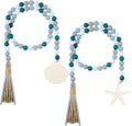 Janinka 2 Pcs Farmhouse Seashell Bead Garland by Janinka