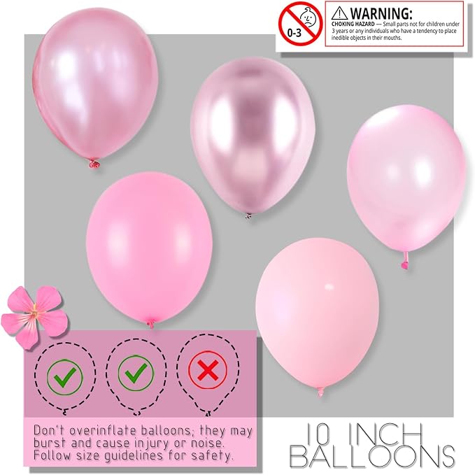 Pink Balloon Stand Kit Set of 2 - Image 3