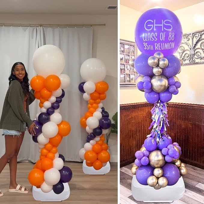 Balloon Column Stand Kit Set of 4, 7 Feet Height Adjustable Balloon Stand Kit - Image 6