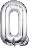 Single Aluminum Hanging Foil Film Silver Letter Balloons Q 40 Inch | by FFNIU