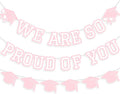 We Are So Proud Of You Banner Graduation Party Decorations Congrats Grad Cap by Unknown
