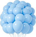 Voircoloria 66pcs Light Blue Baby Blue Latex Party Balloons, 12inch | by Voircoloria