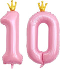 Giant Pink Number 10 Balloon by Unknown