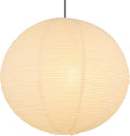 White Paper Lantern Lamp Shade, Home Decoration Ceiling Lampshade, Foldable by Koorle