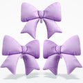 38 Inch Purple Bow Foil Balloons, Giant Light Purple Mylar Bow Shaped Balloons by Togvu