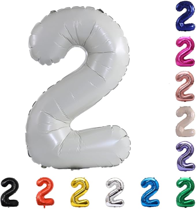 YPSelected 32 Inch Large Foil Helium Number Balloon Birthday Wedding Party 0-9 by YPSelected