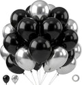 Black and Silver Balloons, Thick & Durable, by LuhcXbs