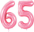 Number 65 Balloons for 65th Birthday Party Decorations, 0-100 Large No.65 by Joycard