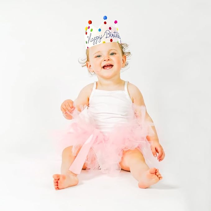 Personalized Hand Embroidered Birthday Hats Unique Happy Birthday Crowns Cute - Image 6