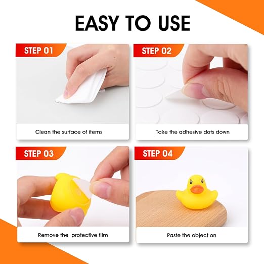AROIC 1000 Pcs Sticky Dots, 0.8" Poster Putty Adhesive Stickers | Hanging - Image 4