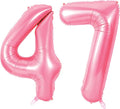 Number 47 Balloons for 47th Birthday Party Decorations, 0-100 Large No.47 by Joycard