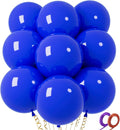 32Pcs Dark Blue Big Balloons 18 Inch, Round Large Latex Party Balloons by Qikoolaa