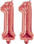 Number 11 Balloon Foil Mylar Balloons by YPSelected