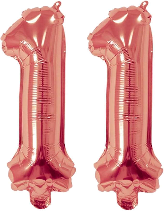 Number 11 Balloon Foil Mylar Balloons by YPSelected