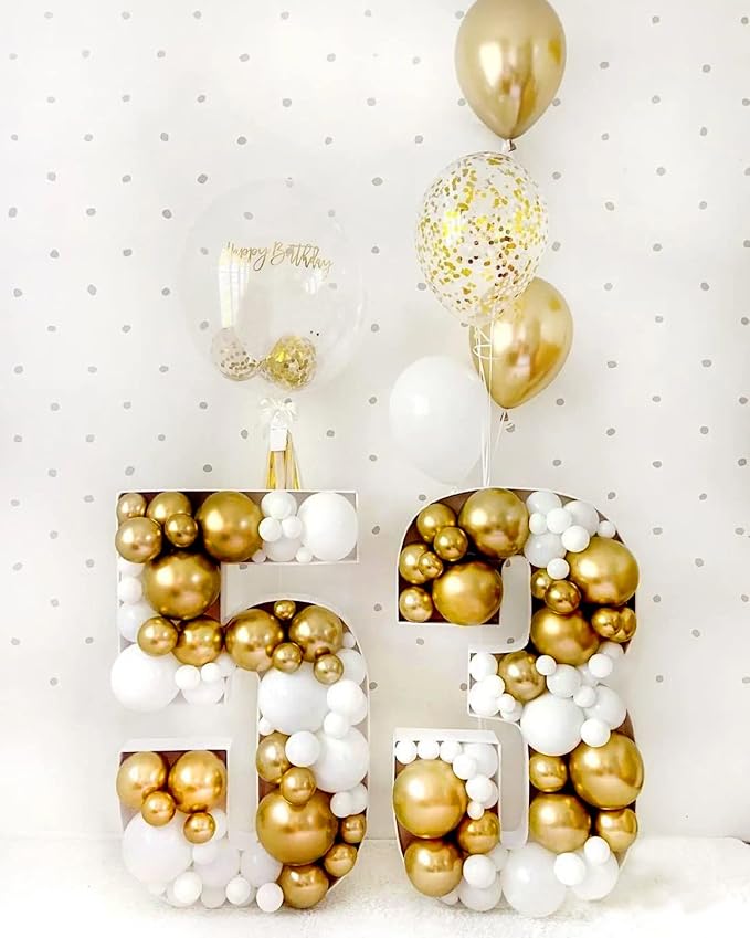 FOTIOMRG 120pcs 5 inch Metallic Gold Balloons | Birthday, Graduation, Baby - Image 6