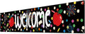 Letjolt Black Welcome Banner Back to School Supplies 6 Ft | Decorations by Letjolt