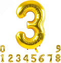 TONIFUL 40 Inch Gold Number 3 Balloons Large Foil 3rd Birthday Decorations | by TONIFUL