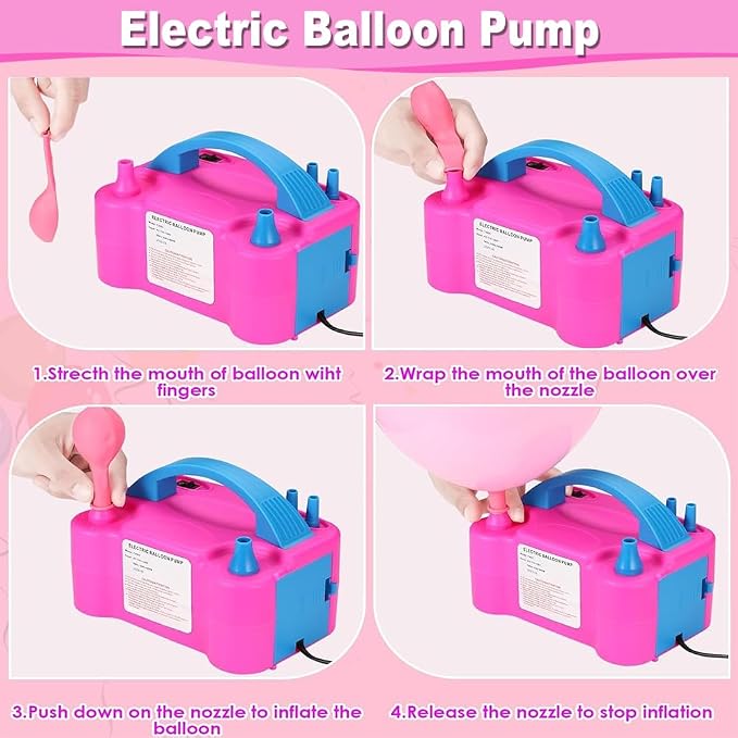 Balloon Arch Kit and Balloon Pump, 9Ft Tall & 10Ft Wide Adjustable Balloon Arch - Image 2