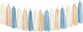 Dusty-Blue Baby-Shower Party-Decorations Tassel-Garland by Panduola