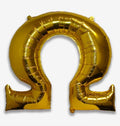 Omega - Greek Letter Balloon - Large 33" x 30" Gold Foil Balloon by SororityShop