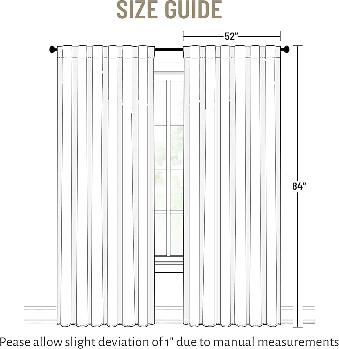 Yakamok Natural Blackout Curtains - Image 2