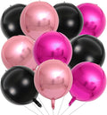22 Inch Black and Hot Pink Foil Balloons by KALOR