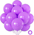 Purple Balloons 18 Inch 24 Pack Matte Helium Latex Round Balloons by KALOR