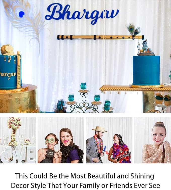 ShinyBeauty White Sequin Backdrop Curtain 2 Panels Seuqin Bakdrop 4X8FT Photo - Image 5