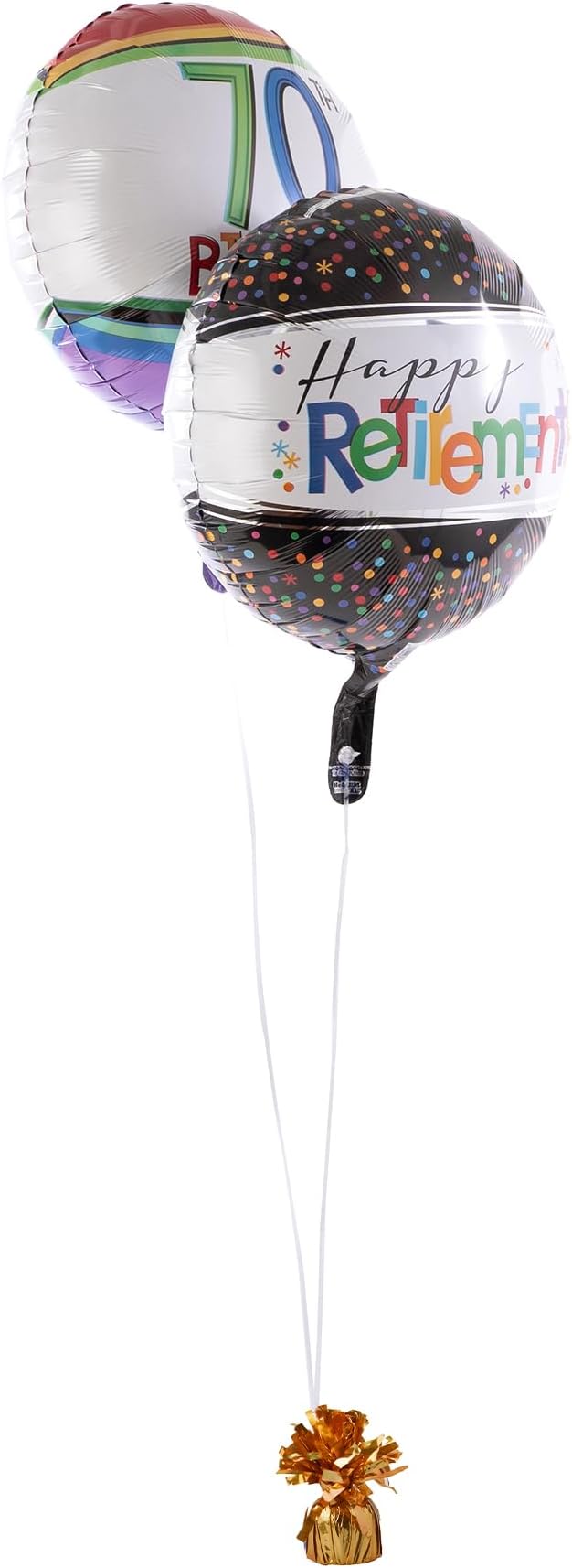 Pack of 12 Foil Metallic Balloon Weight 6 oz - Image 3