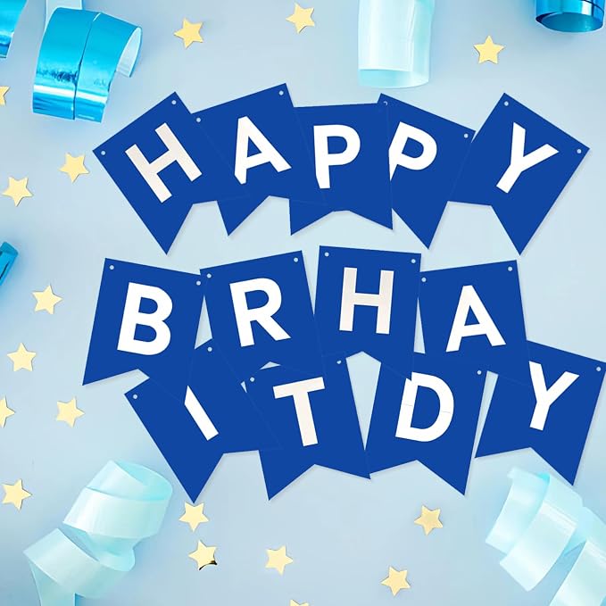 Happy Birthday Banner, Birthday Flag Bunting - Image 7