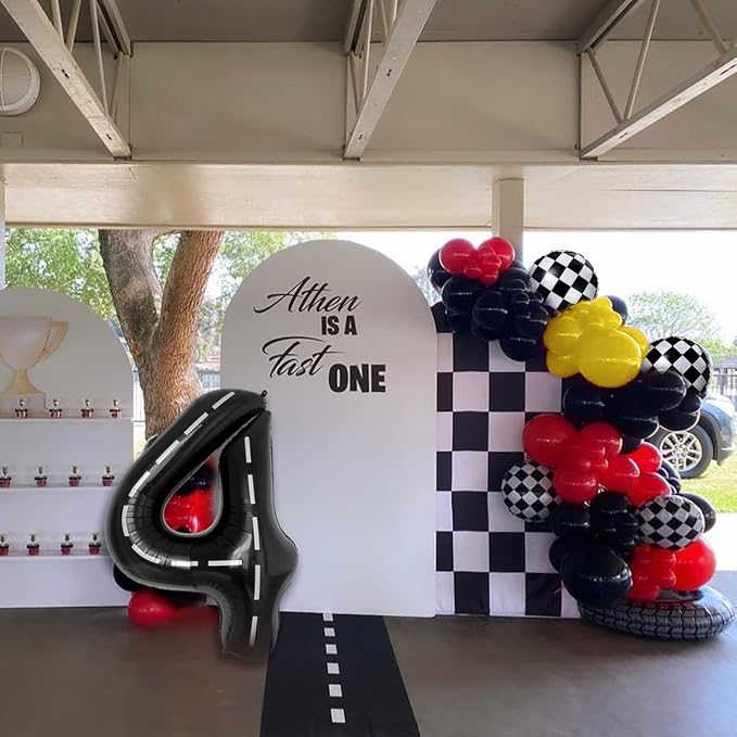 134pcs Balloons Race Car Birthday Party Supplies Decorations - Image 6