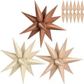 Brown Cream Caramel Star Foil Balloons by GCTWFYK
