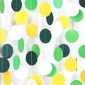 Yellow Green White Party-Decorations Garland - 52Ft Spring Summer Hanging Paper by OURUOLA